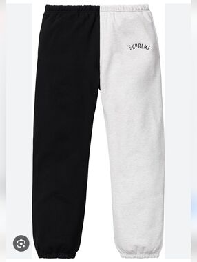 Supreme Split Tracksuit Bottoms Sweatpants Joggers Size